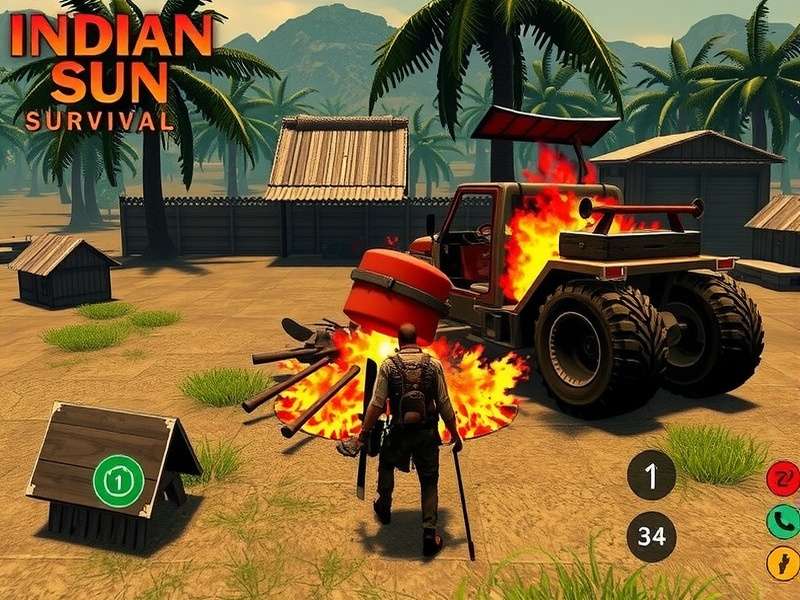 Indian Sun Survival Localization Features